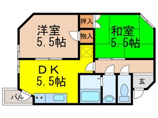 パラティ－前本の物件間取画像